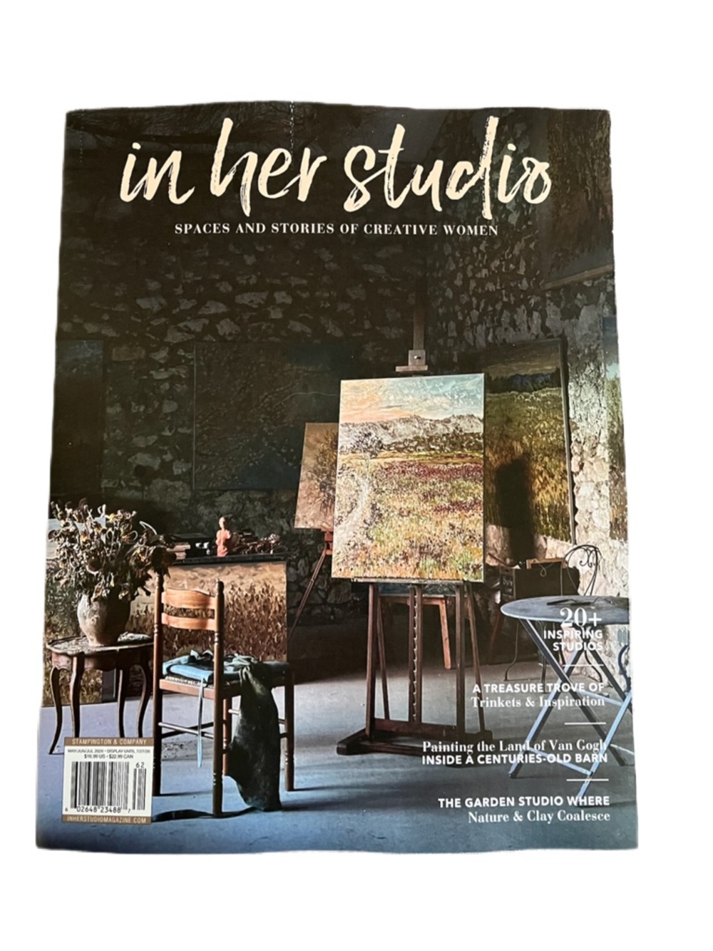 Stampington & Co Magazine.  In Her Studio! May/June/July 2026